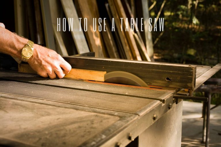 How to use a table saw Surreal Home
