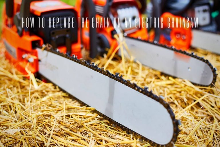 How to Replace the Chain on an Electric Chainsaw Surreal Home